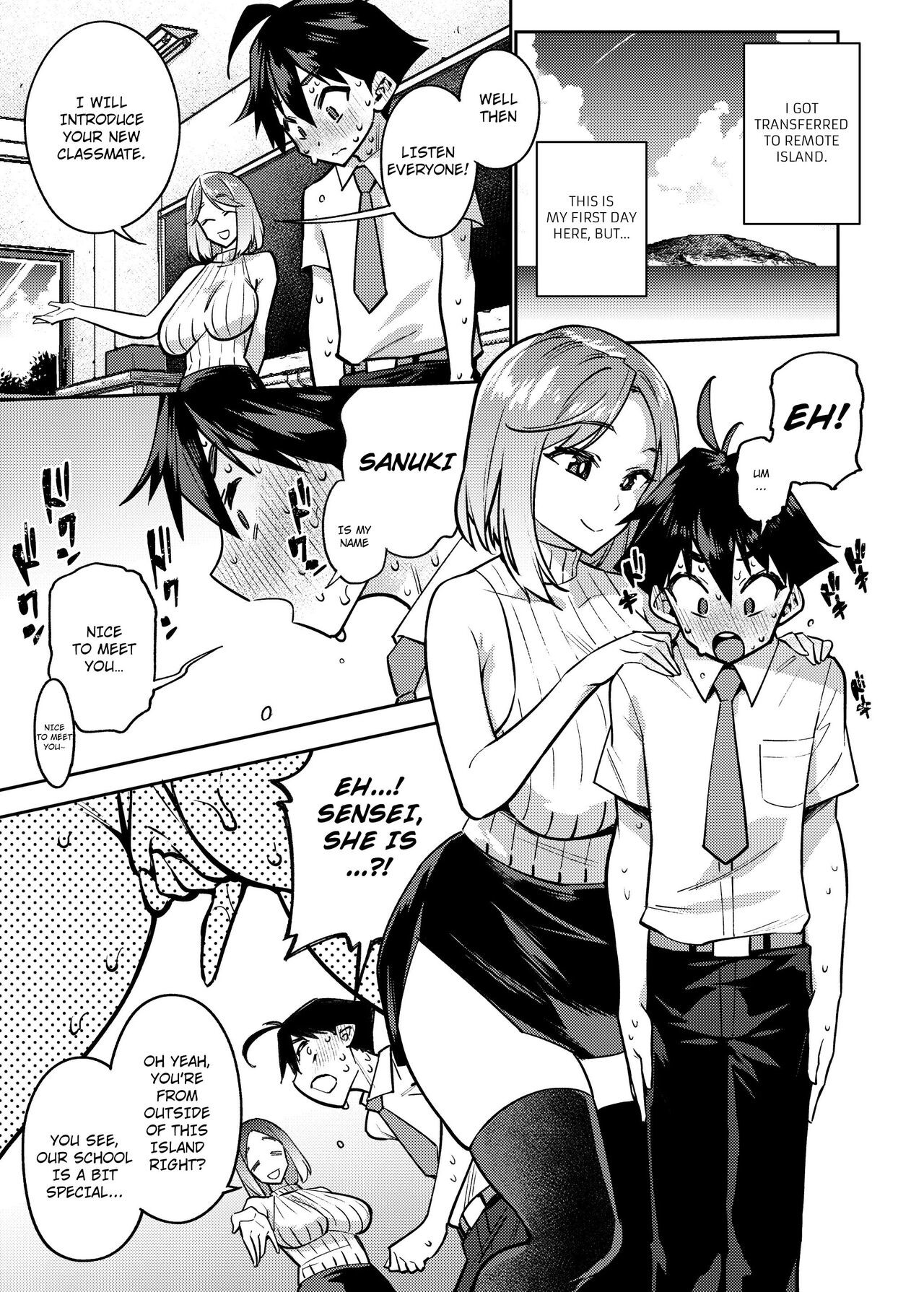 Hentai Manga Comic-The Only Penis Material ~On a Remote Island for Practical Sex Education~-Read-3